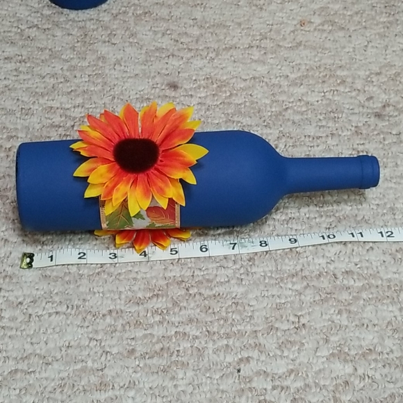 Hand Crafted Upcycle Center Piece 3 Set Decor - Picture 7 of 8